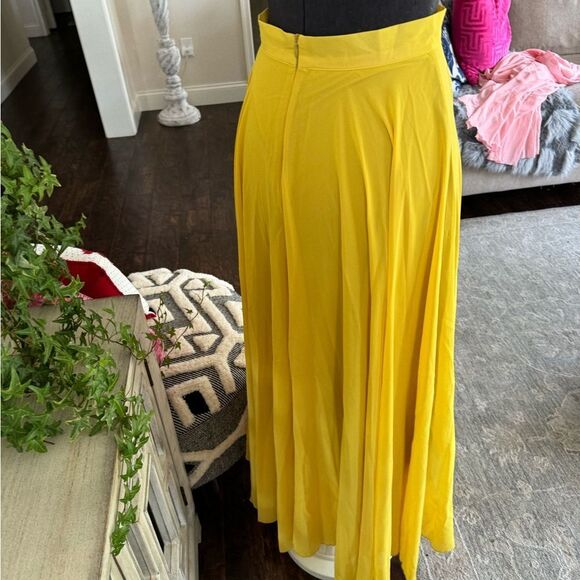 Mustard Chicwish Sheer skirt (small) - Picture 4 of 5